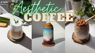 Aesthetic Coffee | Relaxing Homecafe Drinks | TikTok Compilation |  2021