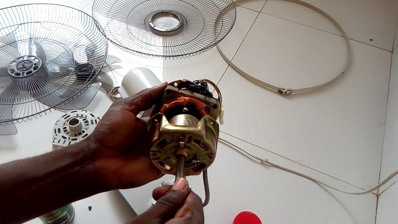 How to fix your standing fan or wall fan, blades not working - YouTube