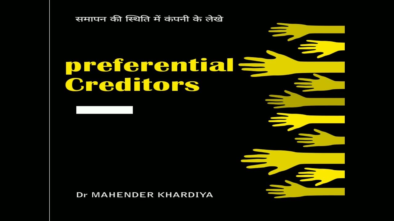 Preferential creditors ।। video No 01 ।। YouTube