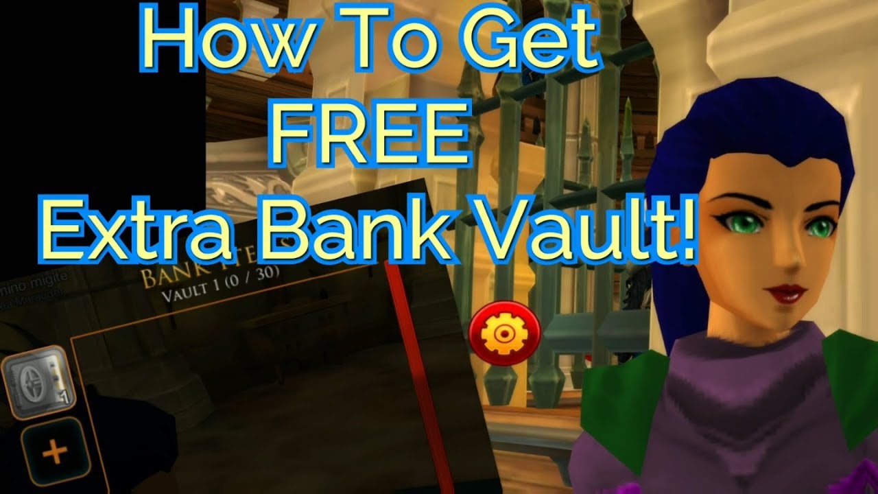 AQ3D How To Get A FREE Extra Bank Vault! | AdventureQuest 3D!