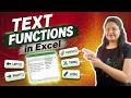 Excel Text Functions | UPPER, LOWER, PROPER, CONCATENATE, LEFT, RIGHT, MID, LEN, SUBSTITUTE, TRIM