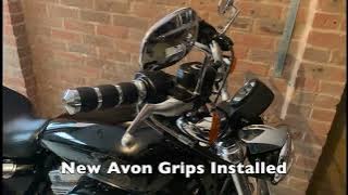 Harley Davidson Sportster - New Grips fitted (Avon grips)