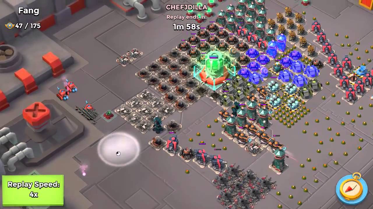 Scooka hitting core on Fang (Chefdilla)