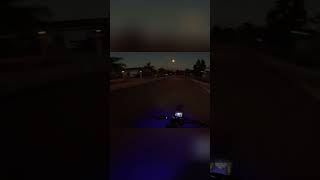 Epic Dusk Motorcycle Ride Home: Safe &amp; Sound! #shorts
