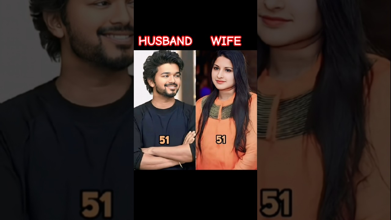 South Indian Actors Real Life Husband Wife and age 