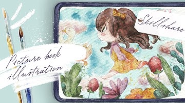 Watercolor Picture Book Illustration in Procreate - Creating Cute Character - Skillshare class