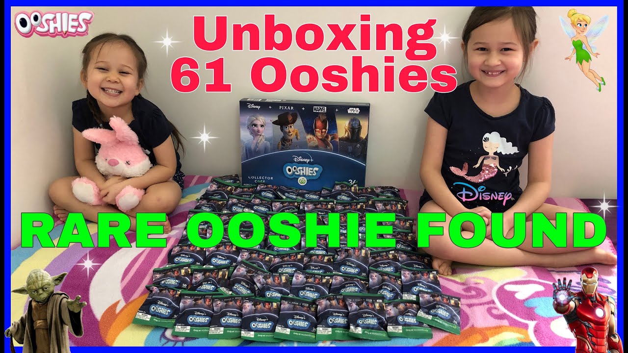 Rare Glitter Ooshie Unboxing 61 Woolworths Disney Ooshies Ooshie Collectables Youtube