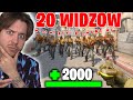 2000 HP vs 20 WIDZÓW na 1HP w CS:GO!