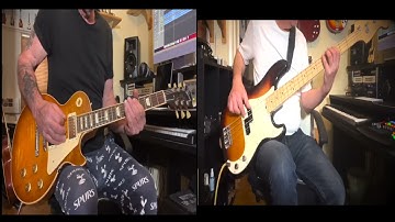 rock steady bad company guitar and bass cover