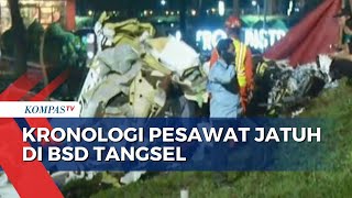 Begini Kronologi Pesawat Latih Jatuh di BSD Tangsel