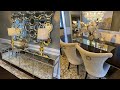 GLAM DINING ROOM UPDATED// Decorate with me 2021 // New Furniture