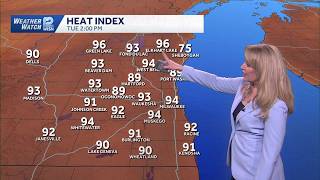 8/31 Evening forecast: Tropical heat and humidity across SE Wisconsin Tuesday