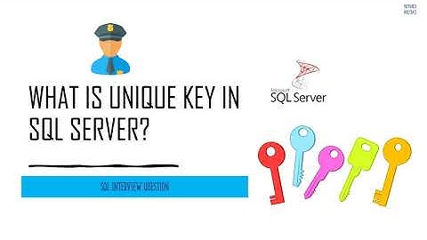 SQL Interview Question - What Is Unique Key/Unique Constraint in SQL Server?