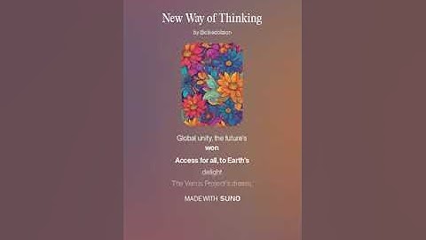 A New Way of Thinking (AI Song) by Suno lyrics by Meta Llama 3.2 AI Artificial Intelligence