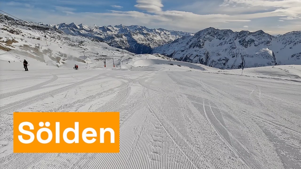 Sölden Austria. Горнолыжный курорт Зёльден Австрия 2023 part 1