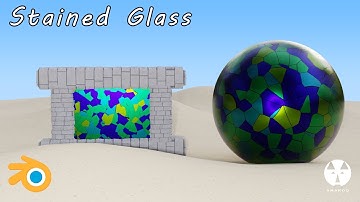 Multi-Color Stained Glass Material | Blender Tutorial
