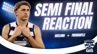 REACTION | Geelong V Fremantle | Semi Final | AFL 2026