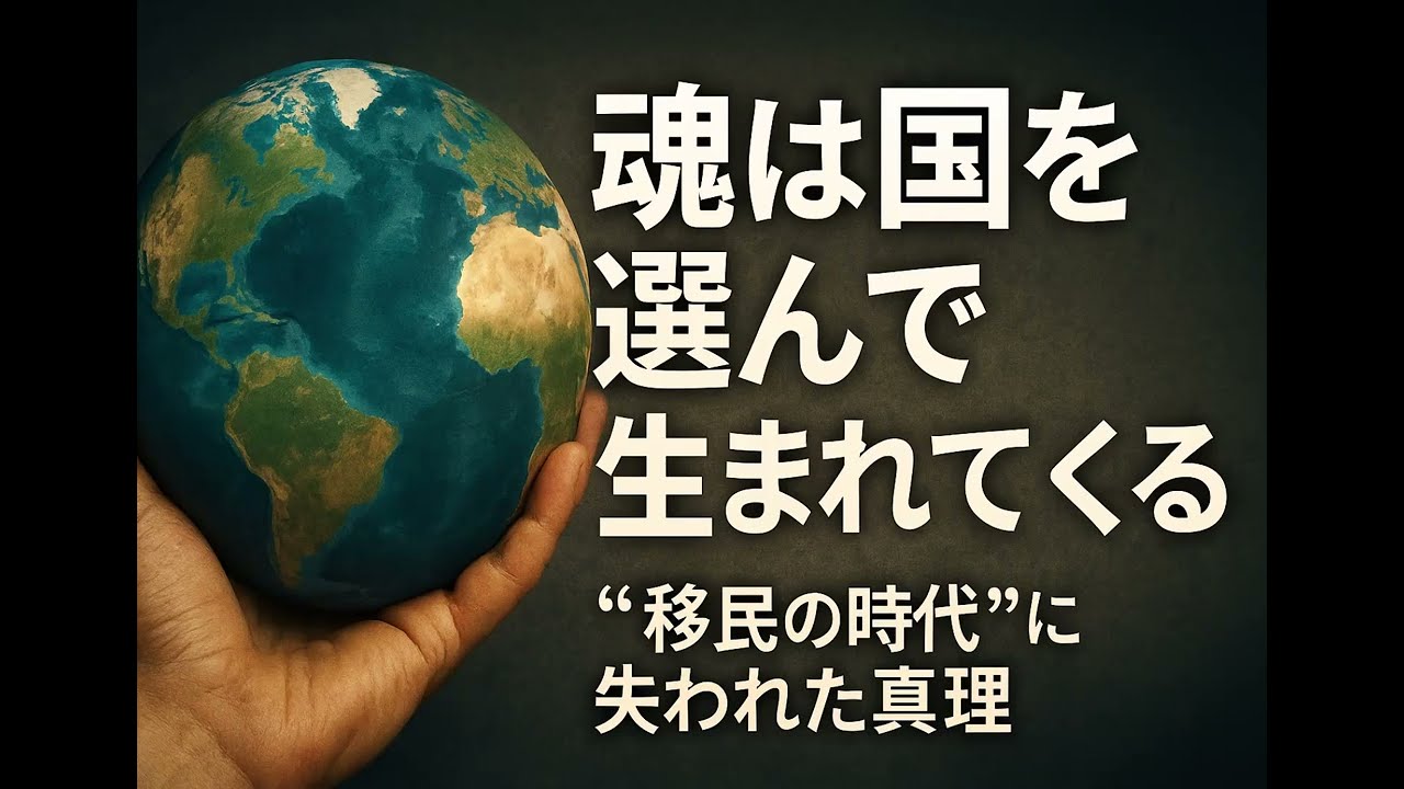 グローバル化の嘘と、魂の居場所──移民問題の核心 魂は国を選んで生まれてくる──“移民の時代”に失われた真理 魂の道場を捨てる者たち──移民と地球のカルマ』