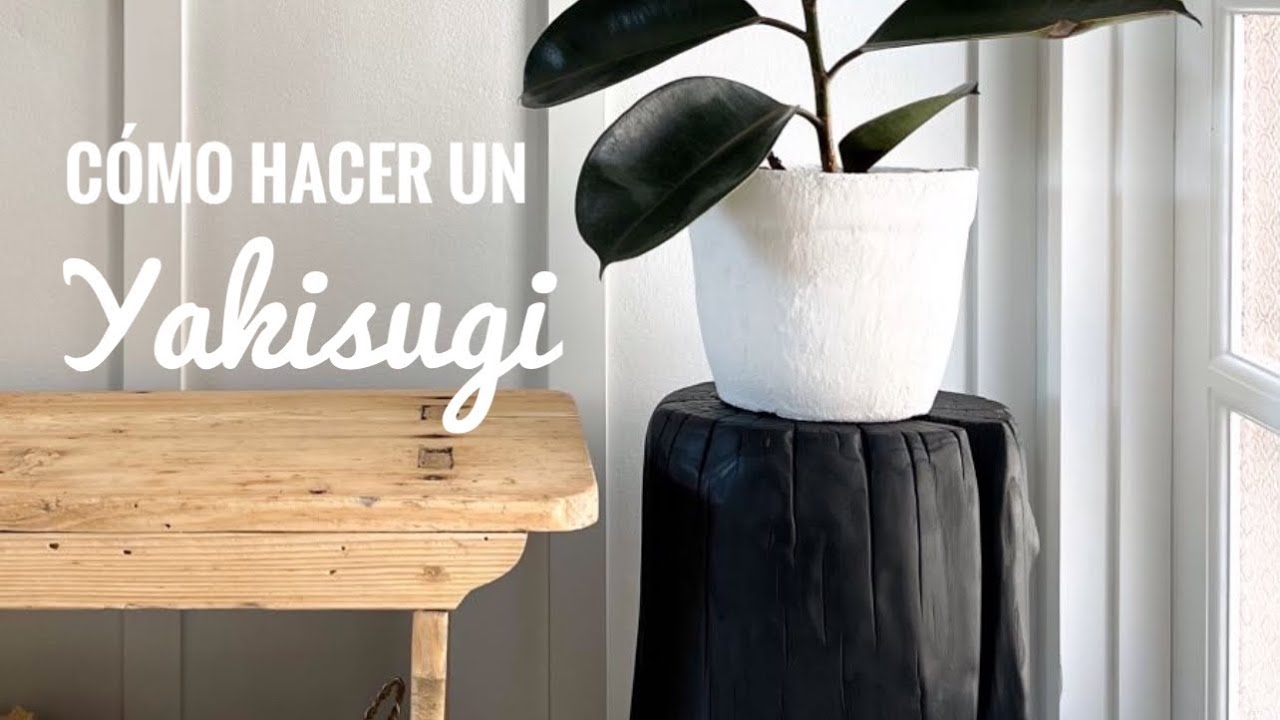 Cómo hacer un tronco Yakisugi?