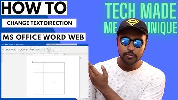 how to change text direction in table ms office word web