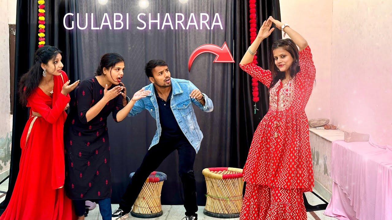 Gulabi Sharara Dance Challenge 💃🏽| Round 1 Compitition