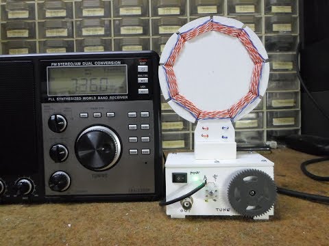 DIY magnetic loop antenna for SW band (spyderweb style)