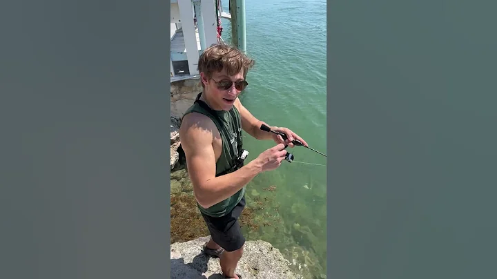 Using Ice Fishing Rod in SALTWATER!!