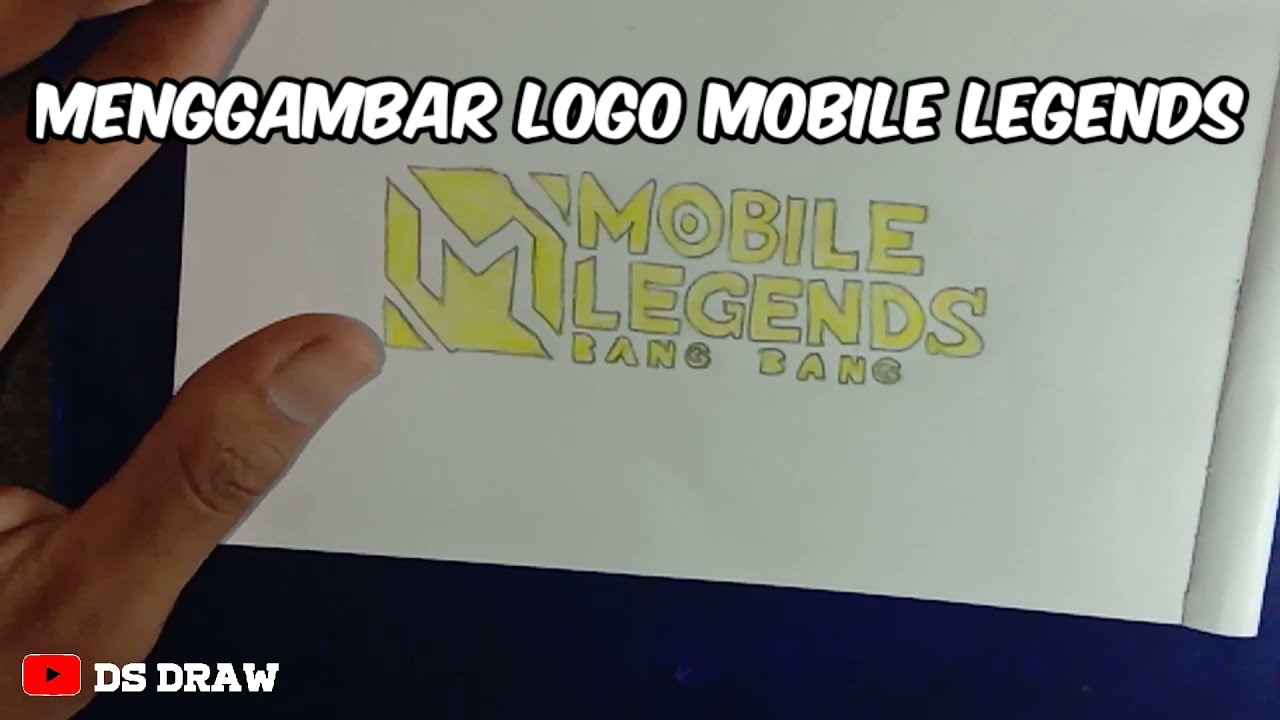 CARA MENGGAMBAR LOGO MOBILE LEGENDS BANG BANG || TUTORIAL MUDAH DAN GAMPANG