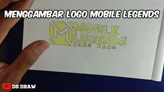 Cara Menggambar Logo Mobile Legends Bang Bang Tutorial Mudah Dan Gampang