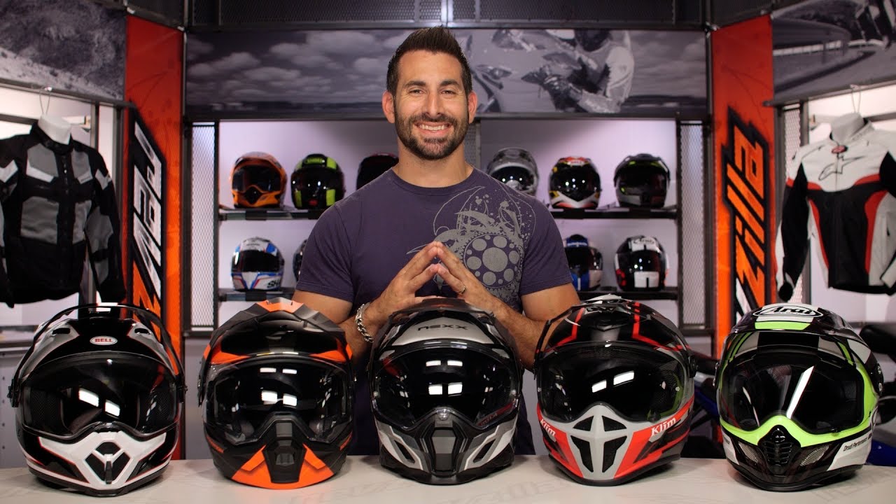 Best Dual Sport Motorcycle Helmets At Revzilla Com Youtube