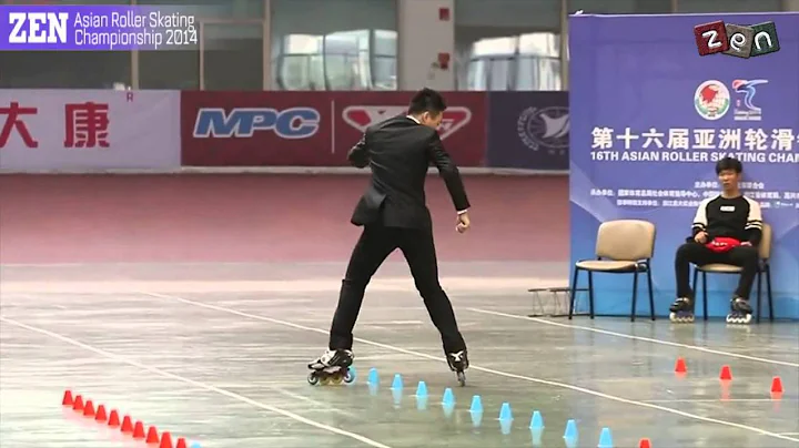 Liao Jie 1st  Asian Roller Skating Championship 2014
