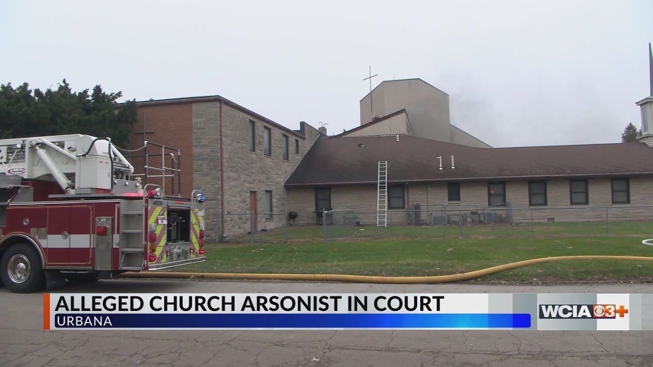 Arson suspect in Champaign church fire denied pretrial release - YouTube