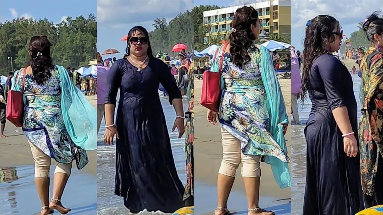 উত্তাল সমুদ্র সৈকতের ভয়ংকর রুপ Kuakata Sea Beach Swimming Video