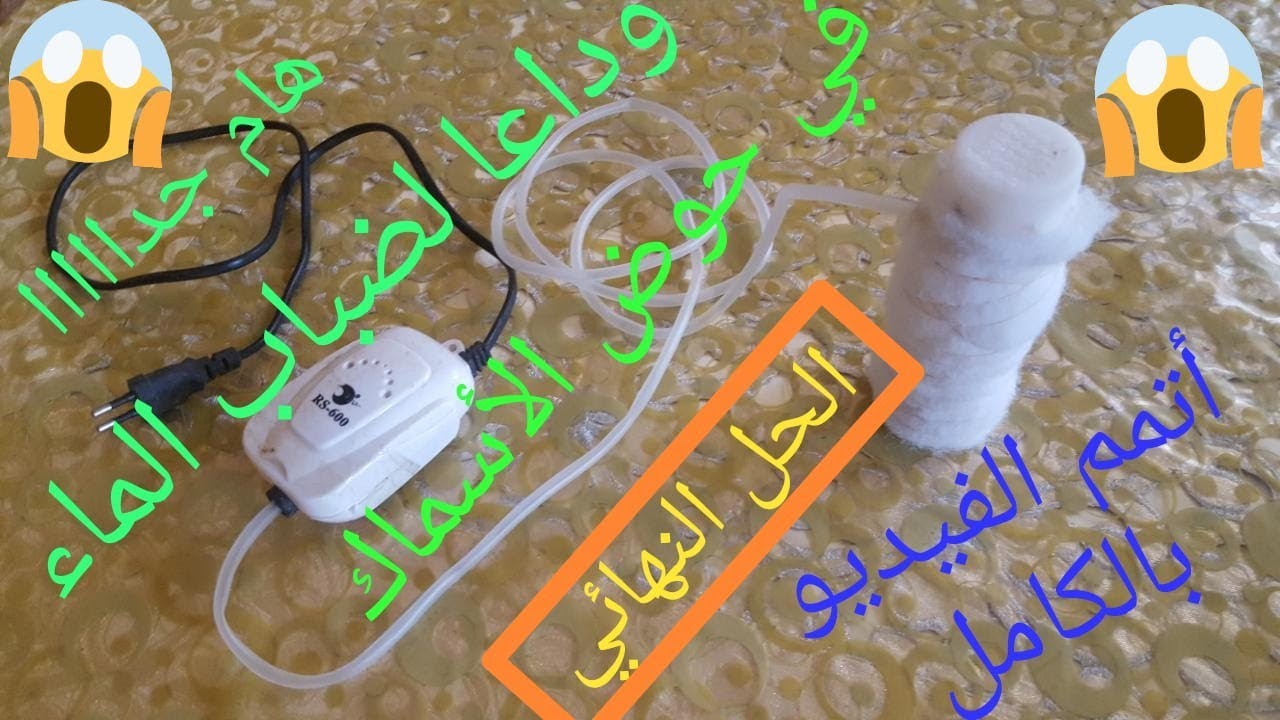 طريقة صنع فلتر حوض السمك في منزلك بأدوات بسيطة وفعال%100