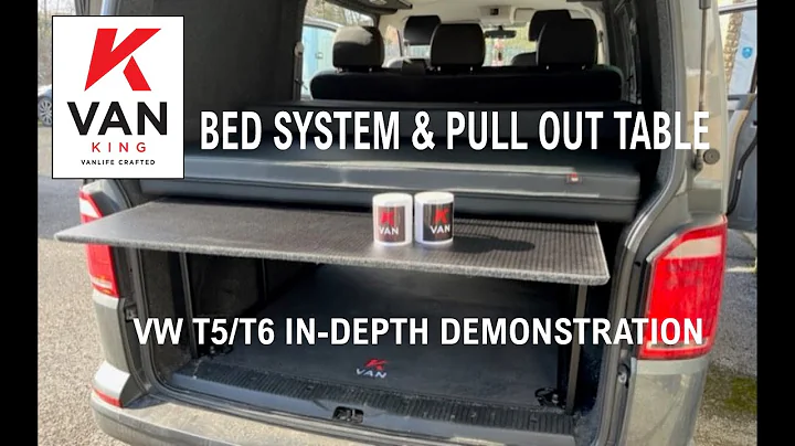 VW T5/T6 SWB KOMBI BED and PULL OUT TABLE SYSTEM - DEMONSTRATION