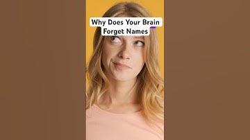 Why Does Your Brain Forget Names? 🧠❓ #Memory #FunFacts #DidYouKnow #shorts #viral #music