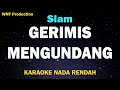 Slam - Gerimis Mengundang (Karaoke Nada Rendah Pria - G) Accoustic Karaoke