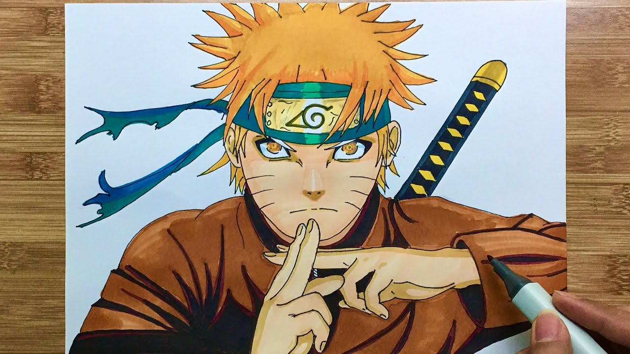 Drawing Naruto super simple super nice # 24 | How to draw Naruto ...