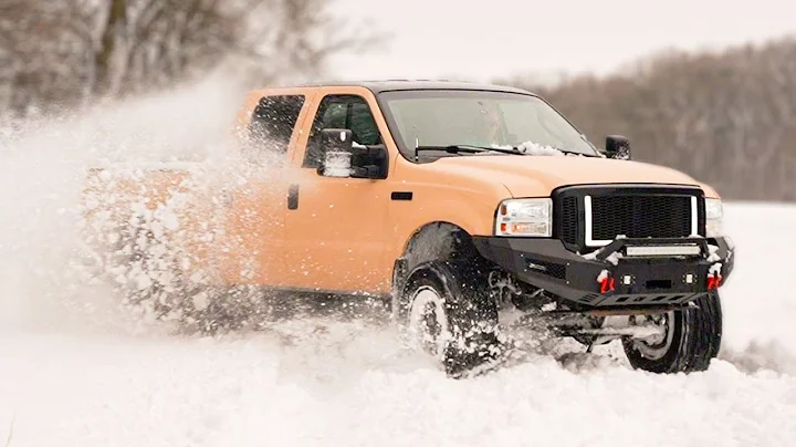 6.0 PowerStroke Eats Snow!