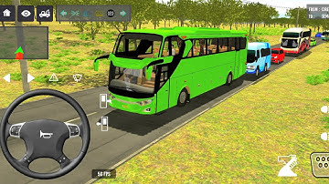 Indonesia Coach bus driving | Euro bus simulator 2025 Android gameplay #game 1
