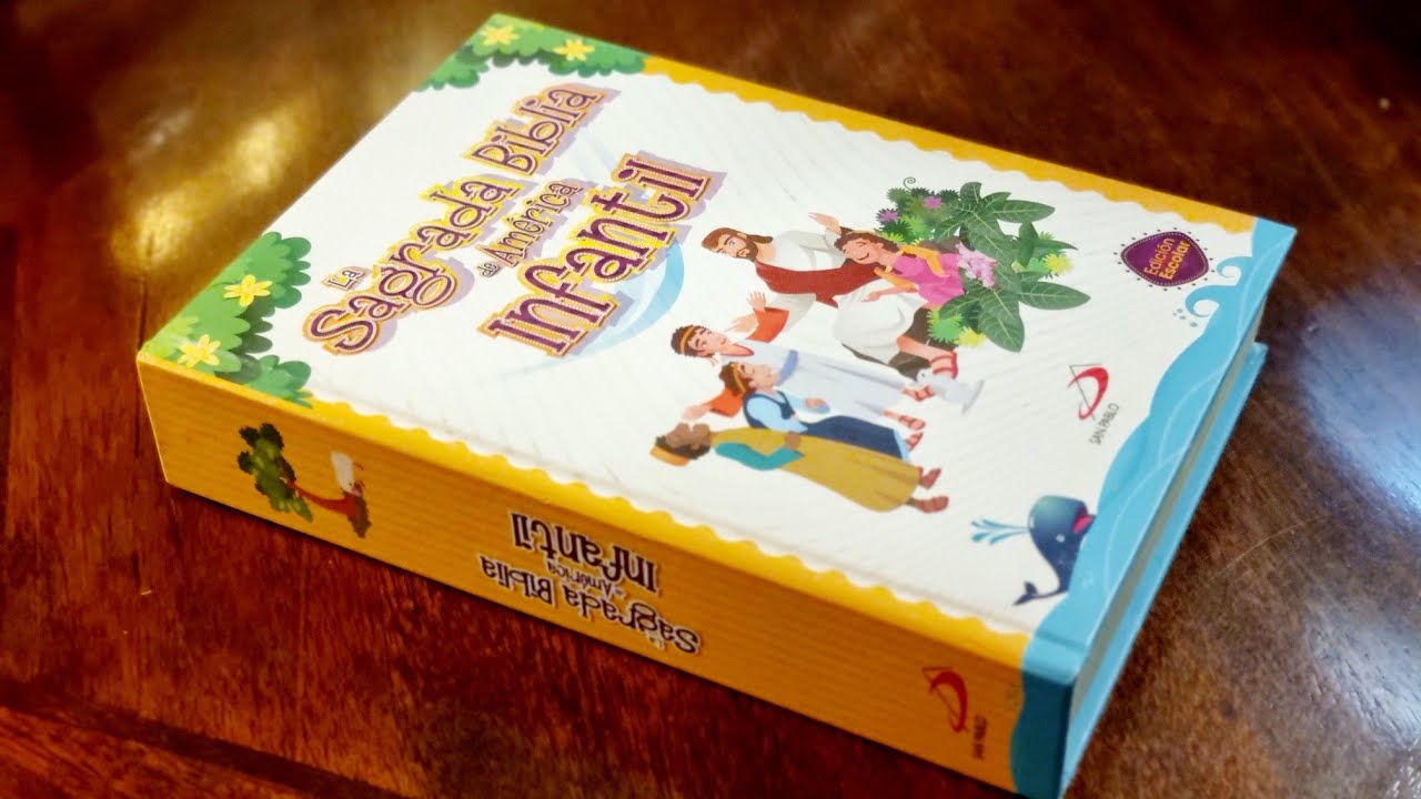 75. EXCELENTE!!!  La Sagrada Biblia de América Infantil, Editorial San Pablo.