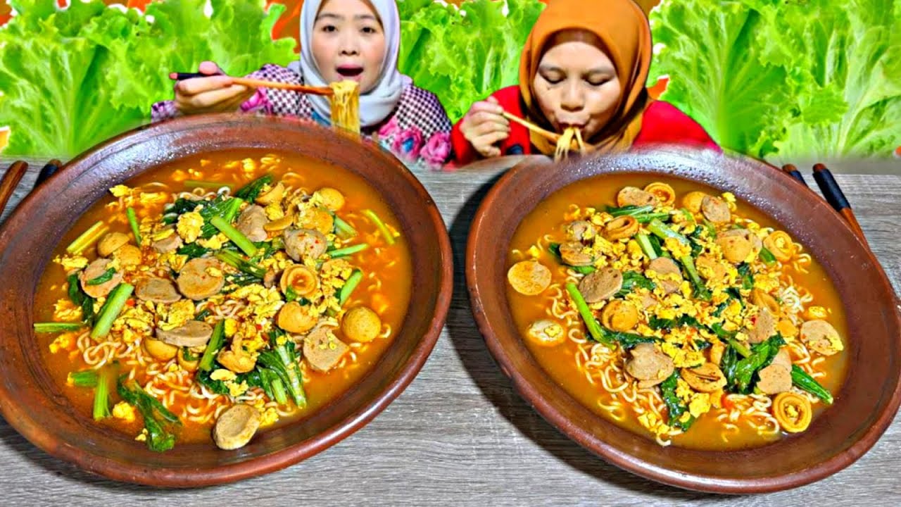 Seblak Rendang ENAK BANGET‼️INDOMIE RASA RENDANG KUAH SEBLAK TOPPING SOSIS BAKSO🔥🔥 ...