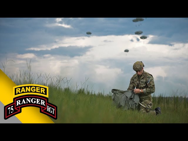 Army Rangers Airborne A Group Of U.S. Army Rangers, Assigned To The