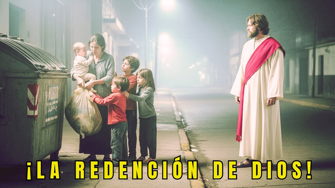 UNA MADRE SOLA BUSCABA COMIDA EN LA BASURA CON SUS CUATRO HIJOS… Y JESÚS LOS HIZO MILLONARIOS