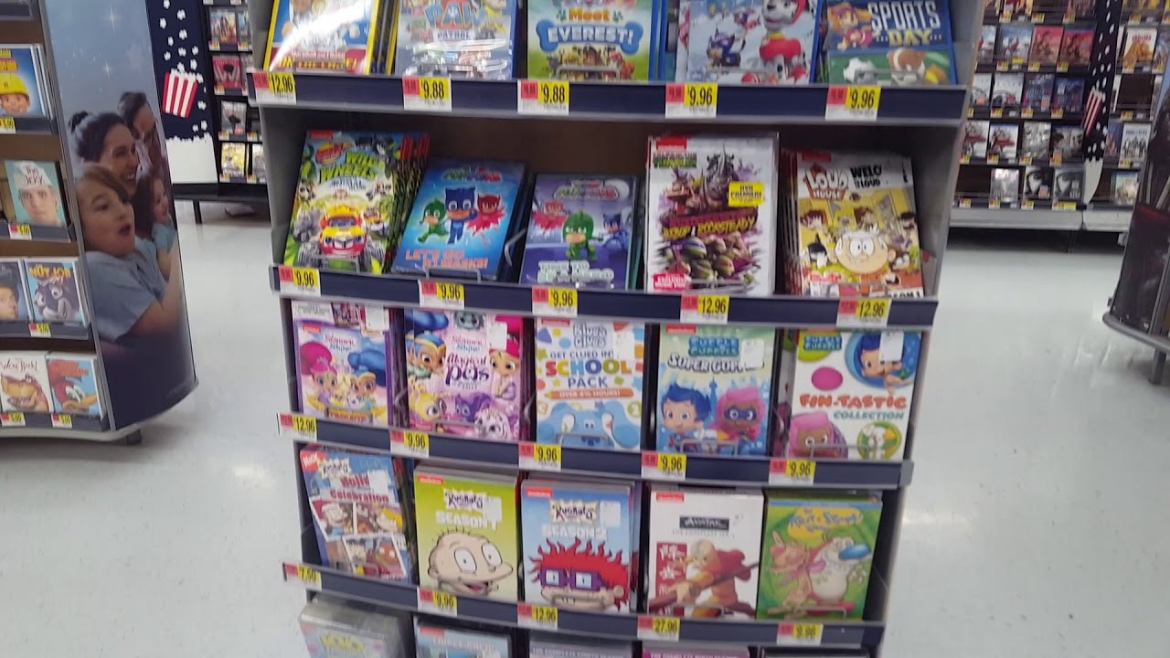Shopping At Walmart For Movies During A Snowstorm Blu Rays Dvds Tv Shows Nickelodeon Disney Youtube