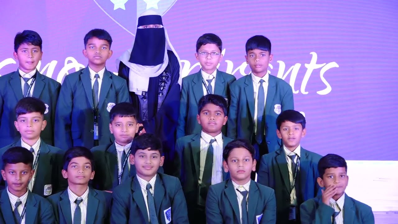 Education themed Drama-Dance by Grade-5 boys, Annual Day 2025-26, Aspire International School, DVG