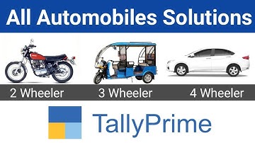 Automobile Tally Prime #Automobile  Call +91 9708552781