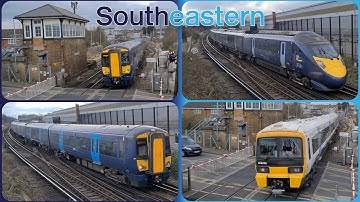 Southeastern Railway commuter services on the Chatham Main Line at Gillingham.