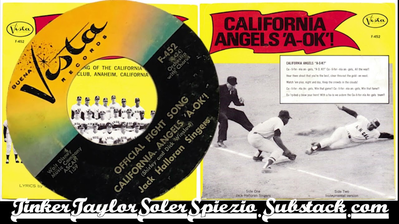 California Angels "A-OK" fight song 1966