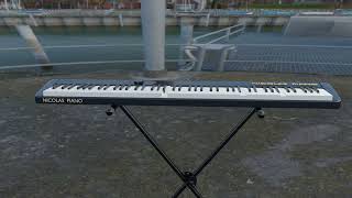Samuel D.Kubik - Opus.66 No.2 - La Campanella RagTime - Electric Piano #ragtime  #animation